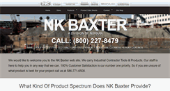 Desktop Screenshot of nkbaxter.com